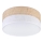 LED-kattovalaisin SIRJA BOHO LED/20W/230V 4000K halkaisija 35 cm beige/valkoinen