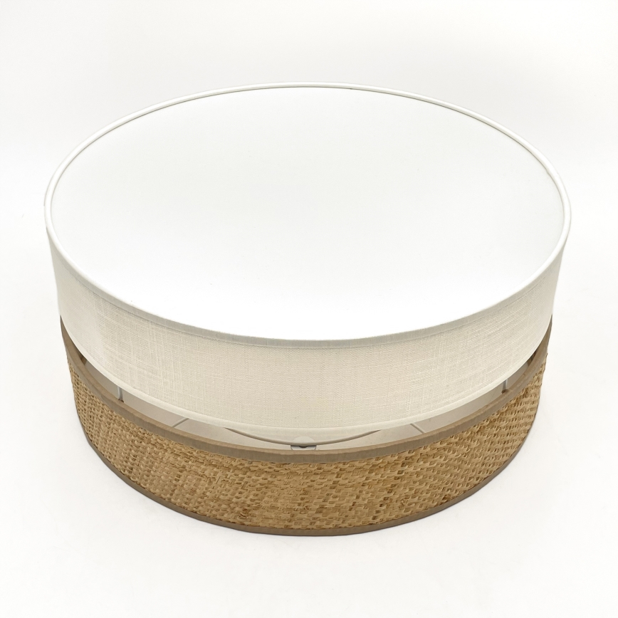 LED-kattovalaisin SIRJA BOHO LED/20W/230V 4000K halkaisija 35 cm beige/kerma