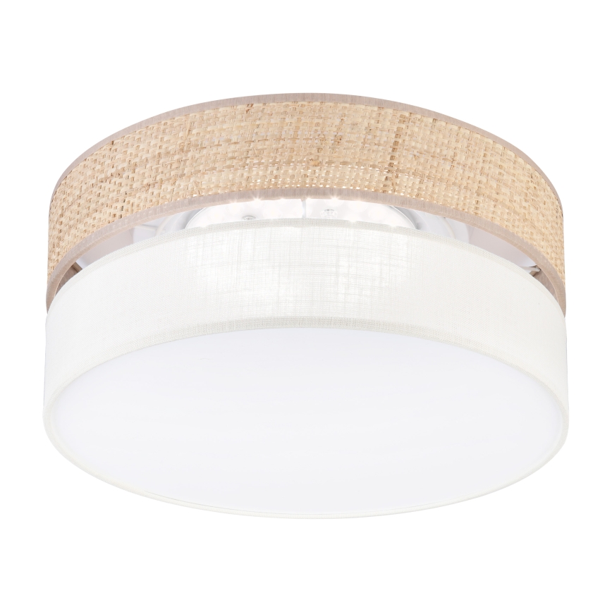 LED-kattovalaisin SIRJA BOHO LED/20W/230V 4000K halkaisija 35 cm beige/kerma