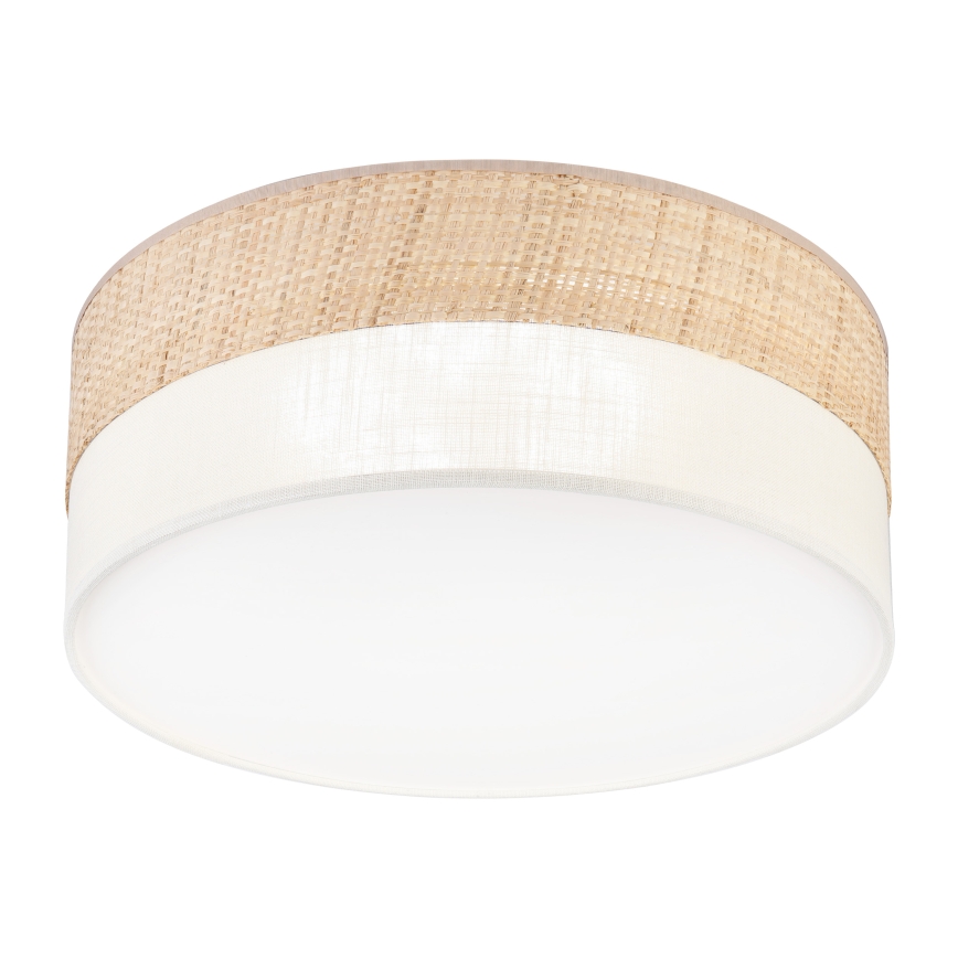 LED-kattovalaisin SIRJA BOHO LED/20W/230V 4000K halkaisija 35 cm beige/kermanvärinen