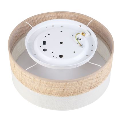LED-kattovalaisin SIRJA BOHO LED/20W/230V 4000K halkaisija 35 cm beige/kermanvärinen