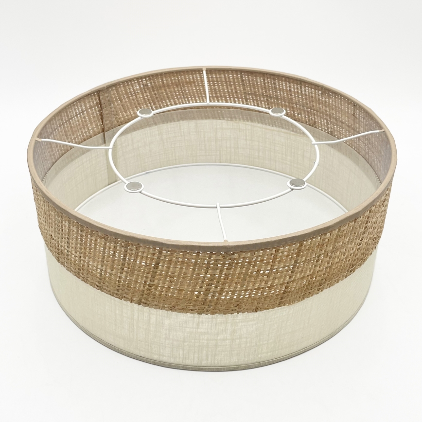 LED-kattovalaisin SIRJA BOHO LED/20W/230V 4000K halkaisija 35 cm beige/kermanvärinen
