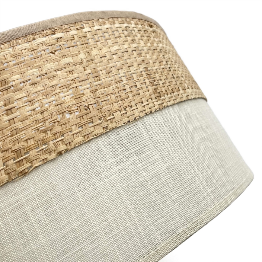 LED-kattovalaisin SIRJA BOHO LED/20W/230V 4000K halkaisija 35 cm beige/kermanvärinen