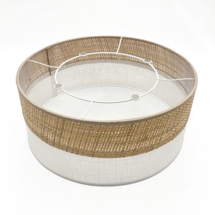 LED-kattovalaisin SIRJA BOHO LED/20W/230V 4000K halkaisija 35 cm beige/valkoinen