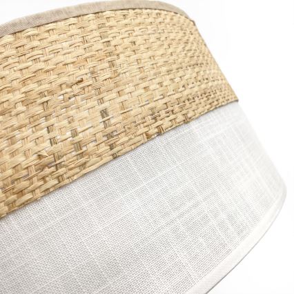 LED-kattovalaisin SIRJA BOHO LED/20W/230V 4000K halkaisija 35 cm beige/valkoinen