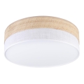 LED-kattovalaisin SIRJA BOHO LED/36W/230V 4000K halkaisija 45 cm beige/valkoinen