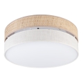 LED-kattovalaisin SIRJA BOHO LED/36W/230V 4000K Ø 45 cm beige/kerma