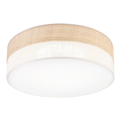 LED-kattovalaisin SIRJA BOHO LED/36W/230V 4000K halkaisija 45 cm beige/kerma