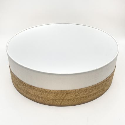 LED-kattovalaisin SIRJA BOHO LED/36W/230V 4000K halkaisija 45 cm beige/valkoinen