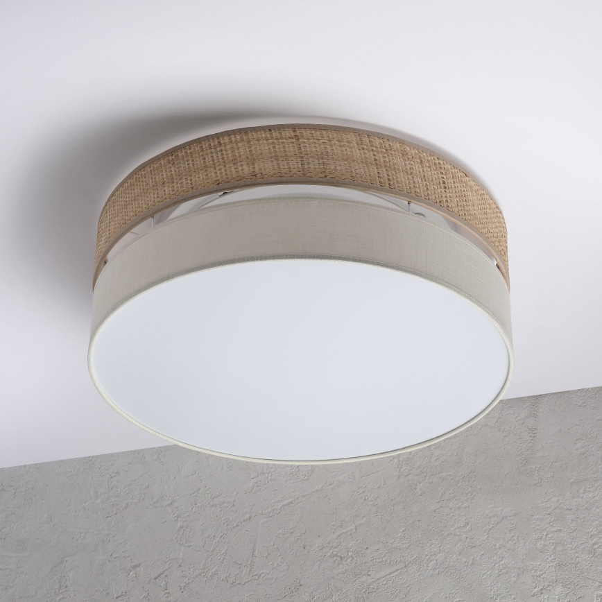 LED-kattovalaisin SIRJA BOHO LED/36W/230V 4000K Ø 45 cm beige/kerma