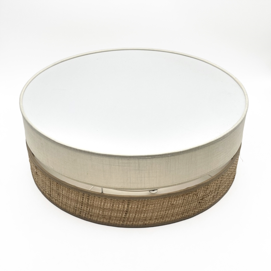 LED-kattovalaisin SIRJA BOHO LED/36W/230V 4000K Ø 45 cm beige/kerma