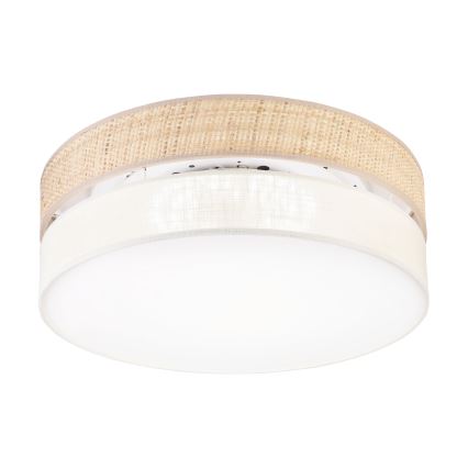 LED-kattovalaisin SIRJA BOHO LED/36W/230V 4000K Ø 45 cm beige/kerma