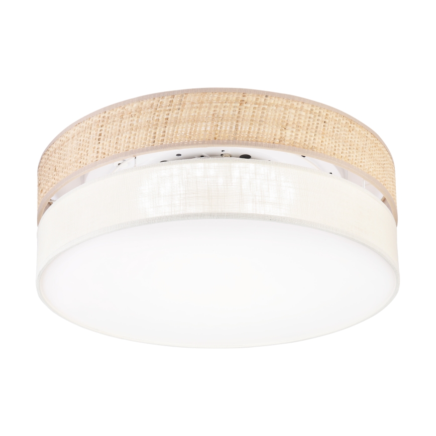 LED-kattovalaisin SIRJA BOHO LED/36W/230V 4000K Ø 45 cm beige/kerma