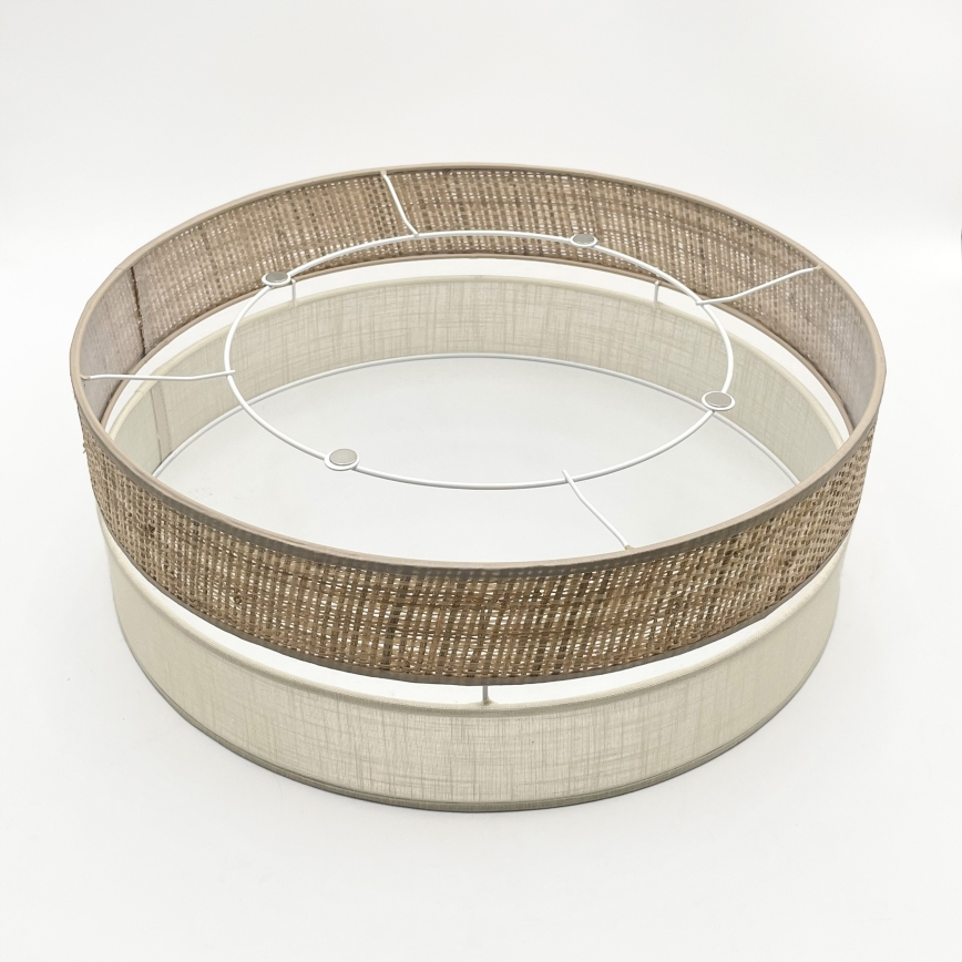 LED-kattovalaisin SIRJA BOHO LED/36W/230V 4000K Ø 45 cm beige/kerma