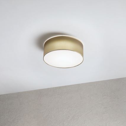 LED-kattovalaisin SIRJA LED/20W/230V 4000K halkaisija 35 cm ruskea/kulta