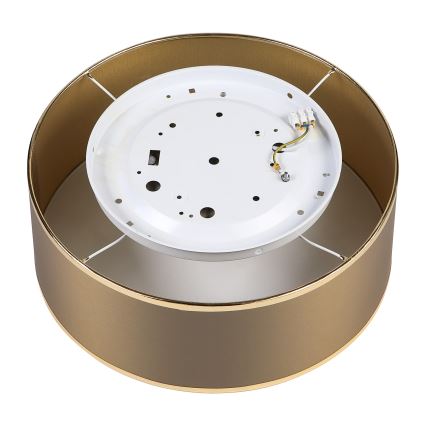 LED-kattovalaisin SIRJA LED/20W/230V 4000K halkaisija 35 cm ruskea/kulta