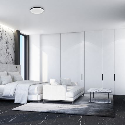 LED-kattovalaisin SLIMI LED/18W/230V IP40 musta