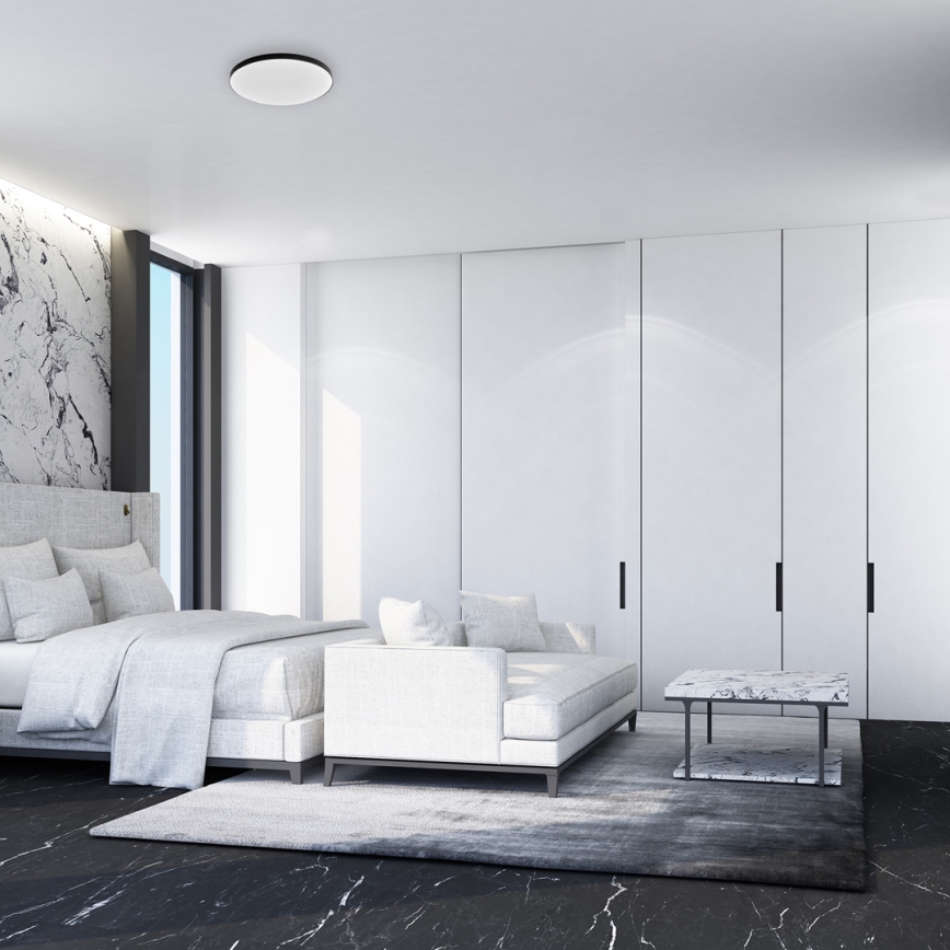 LED-kattovalaisin SLIMI LED/18W/230V IP40 musta