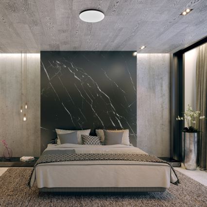 LED-kattovalaisin SLIMI LED/24W/230V IP40 musta