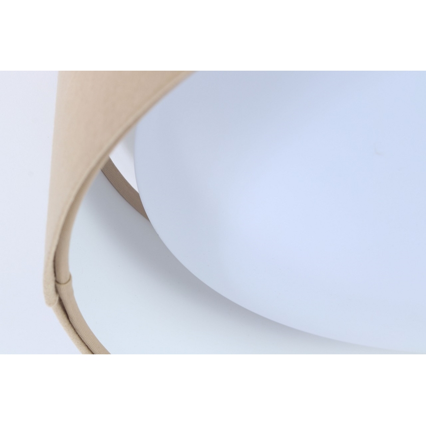 LED Himmennettävä kattovalaisin SMART GALAXY LED/36W/230V d. 55 cm 2700-6500K Wi-Fi Tuya beige/valkoinen + kaukosäädin