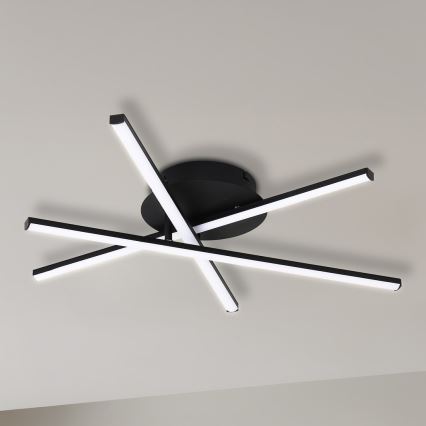 LED-kattovalaisin STICK LED/12W/230V musta