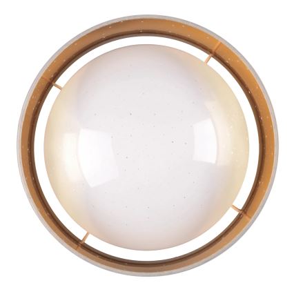 LED-kattovalaisin TULUZA LED/18W/230V halkaisija 32 cm ruskea