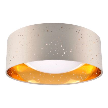 LED-kattovalaisin TULUZA LED/18W/230V halkaisija 32 cm ruskea