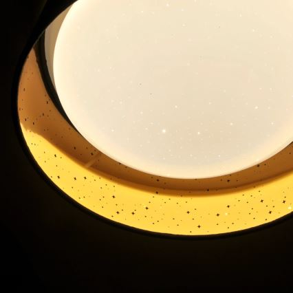 LED-kattovalaisin TULUZA LED/18W/230V halkaisija 32 cm ruskea