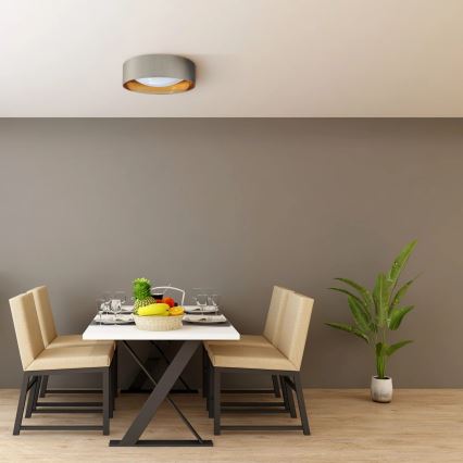 LED-kattovalaisin TULUZA LED/18W/230V halkaisija 32 cm ruskea