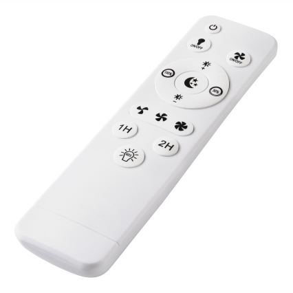 LED himmennettävä kattovalaisin tuulettimella APOLLO LED/38W/230V musta + kaukosäädin