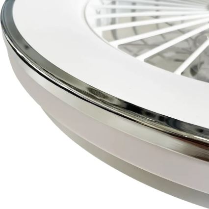 LED Himmennettävä kattovalaisin tuulettimella OPAL LED/48W/230V 3000-6500K + kauko-ohjaus