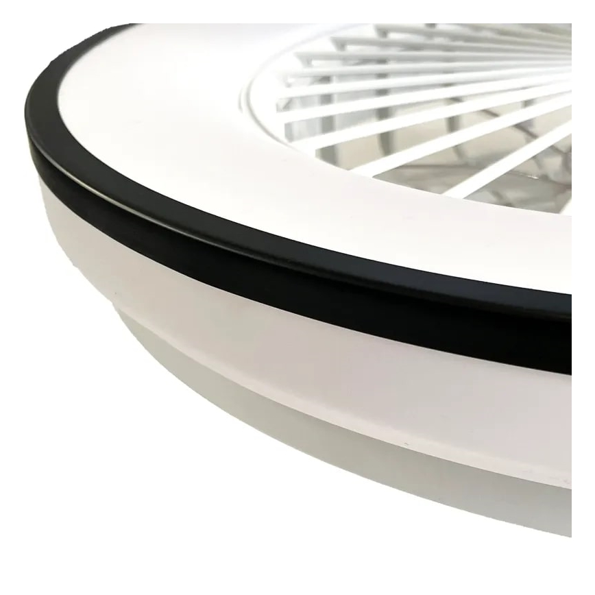 LED Himmennettävä kattovalaisin tuulettimella OPAL LED/48W/230V 3000-6500K + kauko-ohjaus