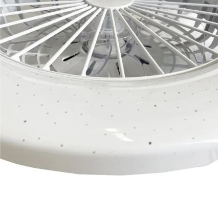 LED Himmennettävä kattovalaisin tuulettimella STAR LED/48W/230V 3000-6500K + kauko-ohjaus
