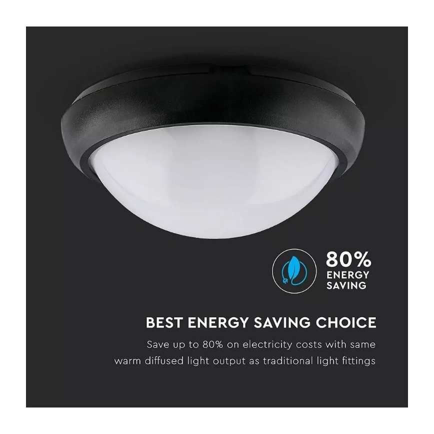 LED-kattovalaisin ulkokäyttöön LED/12W/230V IP54