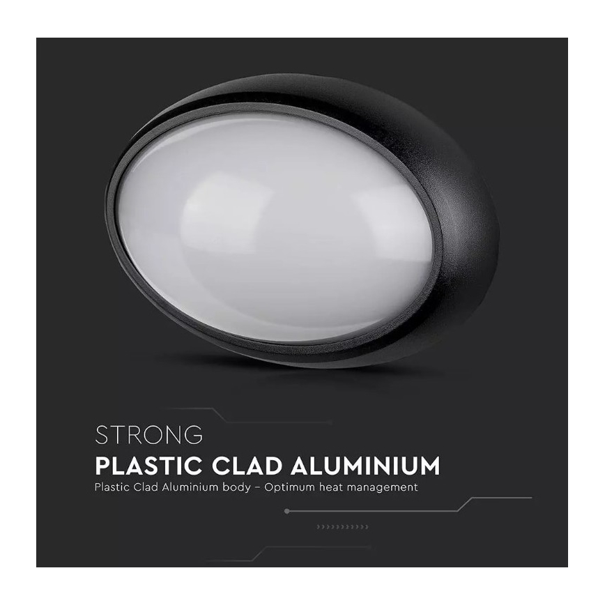 LED-kattovalaisin ulkokäyttöön LED/12W/230V IP54