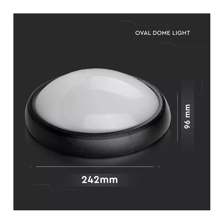 LED-kattovalaisin ulkokäyttöön LED/12W/230V IP54