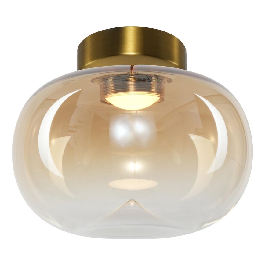 LED-kattovalaisin VASO LED/4W/230V halkaisija 18 cm kulta/savuinen