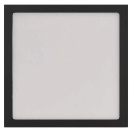 LED Kattovalo NEXXO LED/12,5W/230V 3000/3500/4000K 17x17 cm musta