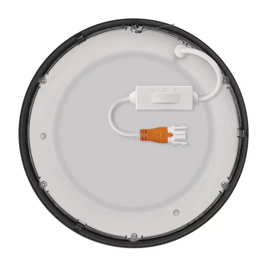 LED Kattovalo NEXXO LED/12,5W/230V 3000/3500/4000K d. 17 cm musta