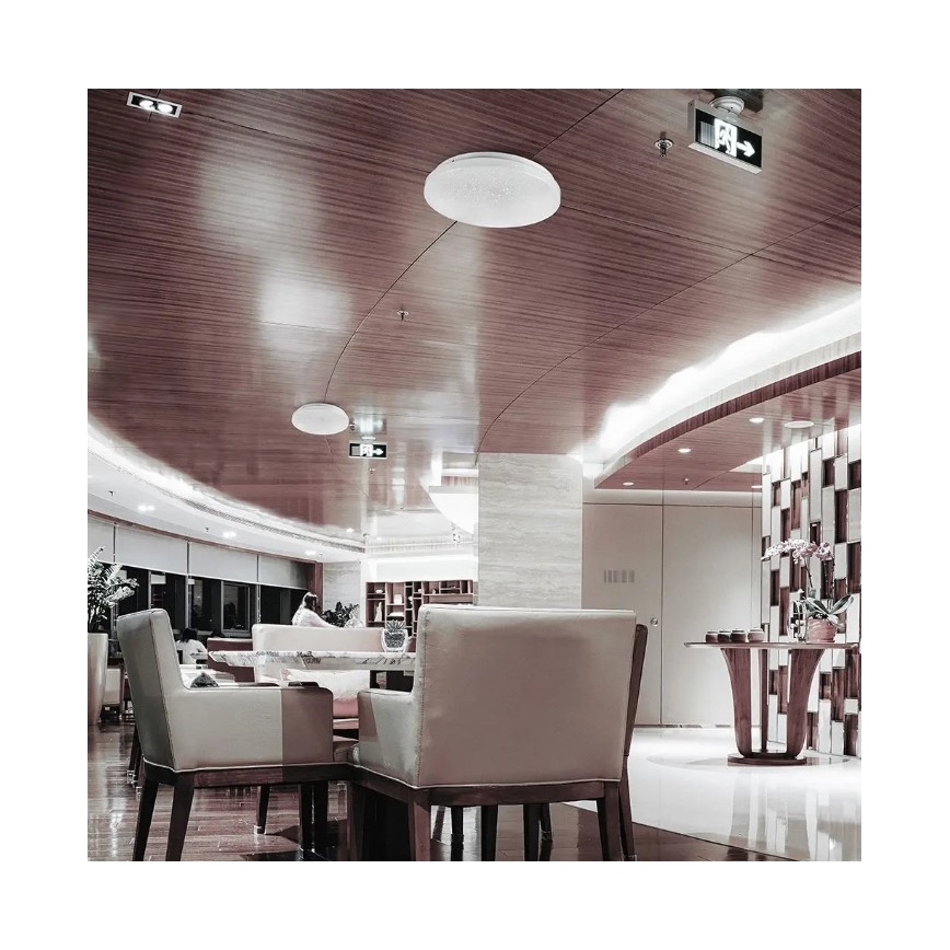 LED Kattovalo LED/18W/230V d. 31 cm 3000/4000/6400K