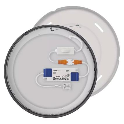 LED Kattovalo NEXXO LED/21W/230V 3000/3500/4000K d. 22,5 cm musta