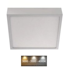 LED Kattovalo NEXXO LED/21W/230V 3000/3500/4000K 22,5x22,5 cm valkoinen