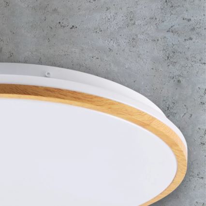 LED-kattovalo WOODY LED/24W/230V d. 38 cm