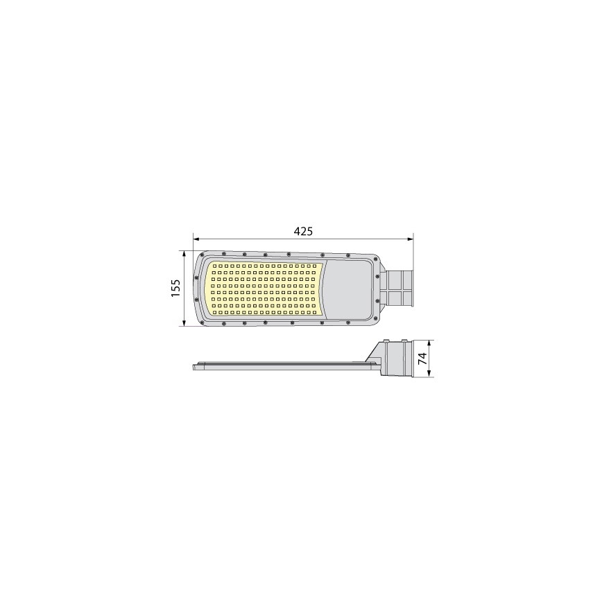 LED-katuvalaisin NOVUM PLUS LED/100W/230V IP65 4000K