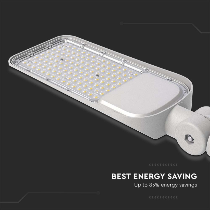 LED-katuvalaisin SAMSUNG CHIP LED/50W/230V 4000K IP65 harmaa