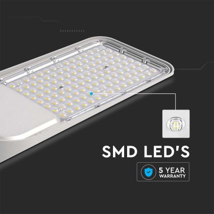 LED-katuvalaisin SAMSUNG CHIP LED/30W/230V 6500K IP65 harmaa