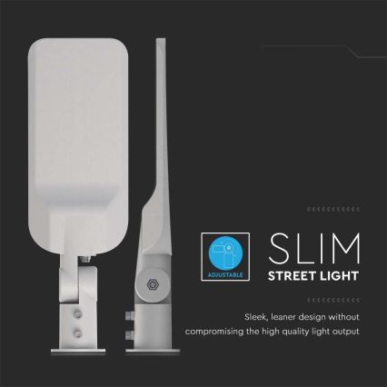 LED-katuvalaisin SAMSUNG CHIP LED/30W/230V 6500K IP65 harmaa