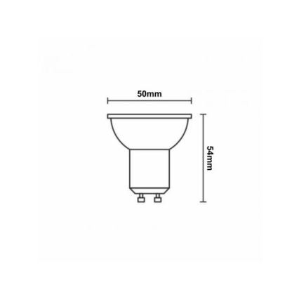 LED Keraaminen polttimo GU10/9,5W/230V 4000K