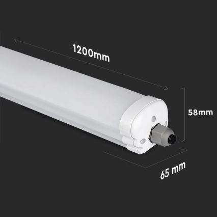 LED Kestävä loistelamppu G-SARJA LED/36W/230V 4500K 120cm IP65