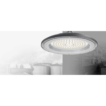 LED Kestävä tekninen valo HIGHBAY LED/200W/230V 4500K IP65 harmaa